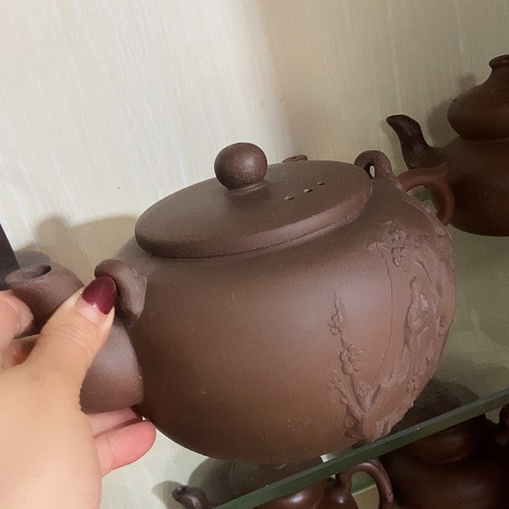 手工制作宜兴紫砂茶壶