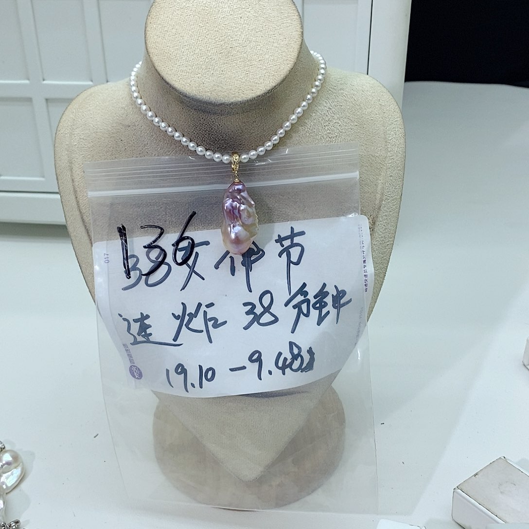 淡水珍珠颈饰合金