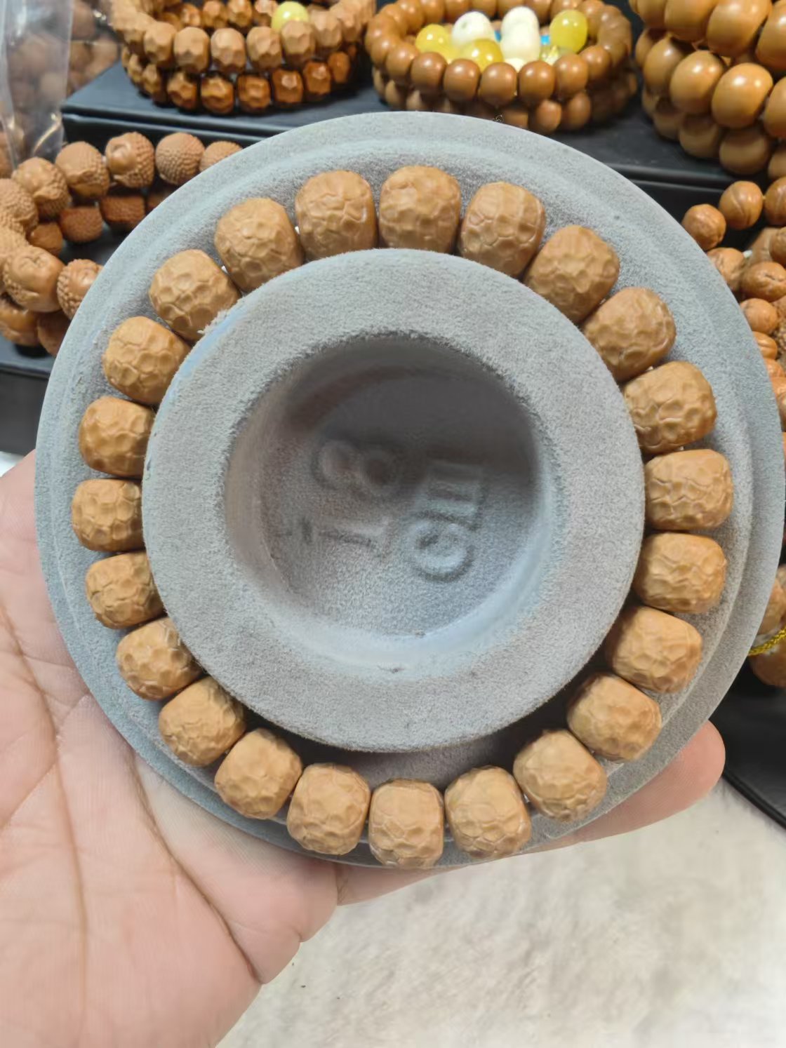 【雨轩出品】全品龙鳞10+猴头核桃手串