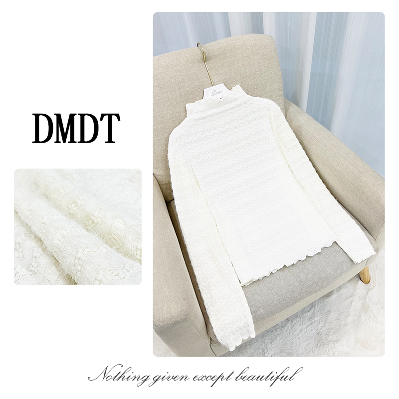 【DMDT服饰】2025冬季新品“糯云”半高领显瘦女长袖休闲百搭T恤81109