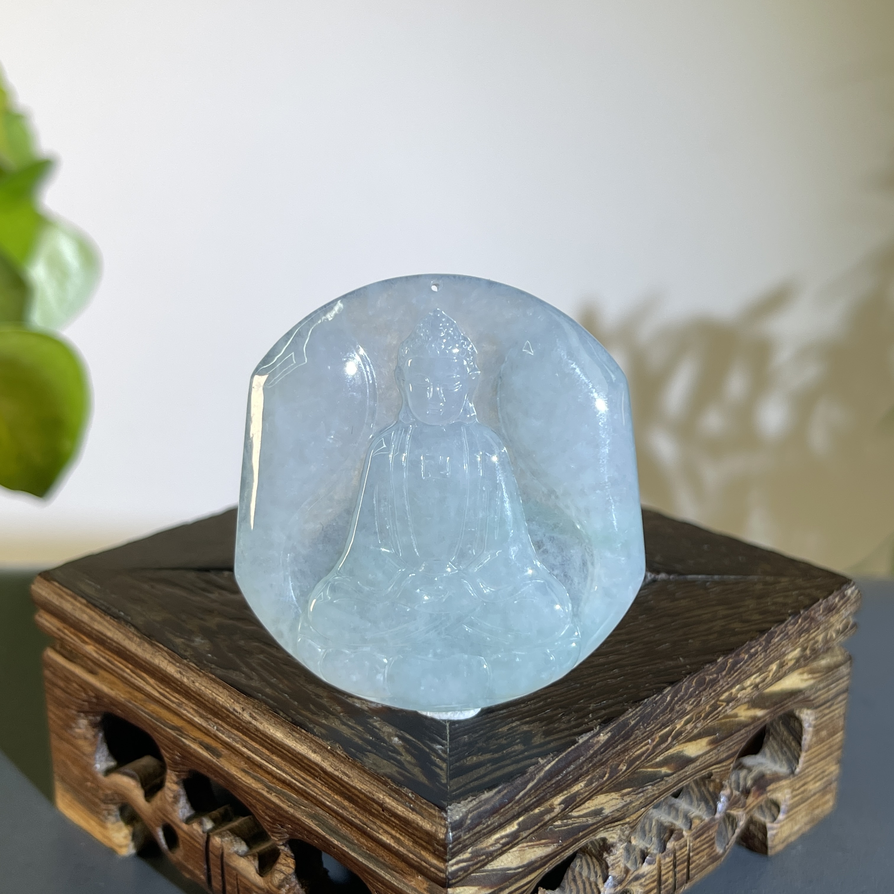 JTB26-80  天然缅甸A货翡翠  大日如来