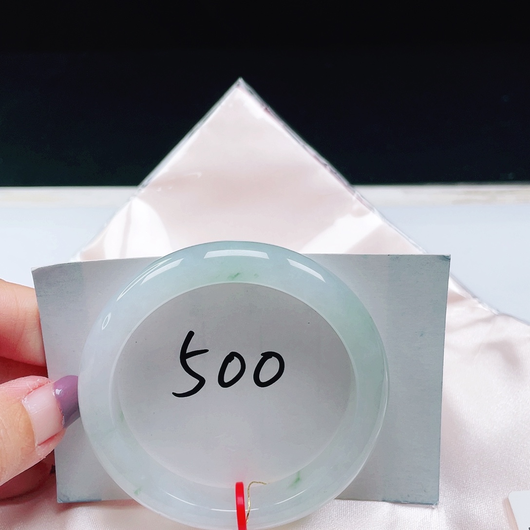 翡翠未镶嵌手镯缅甸翡翠52+