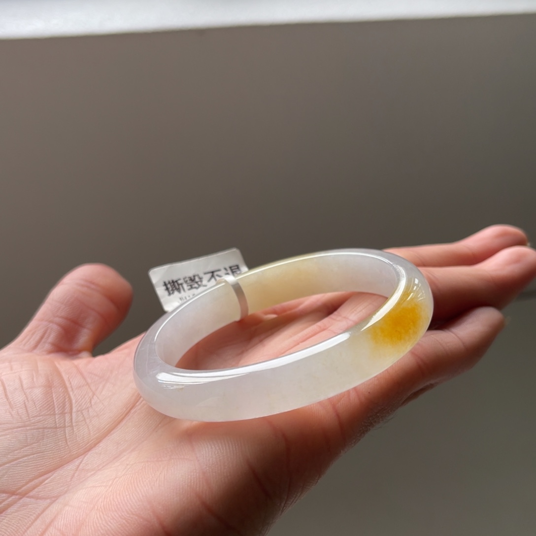 路***.未镶嵌手镯翡翠52.3圈贵妃镯三天鉴赏期