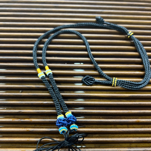 非金属锦纶吊坠 纯手工锁骨配链八股-男女同款可调节-简单搭配