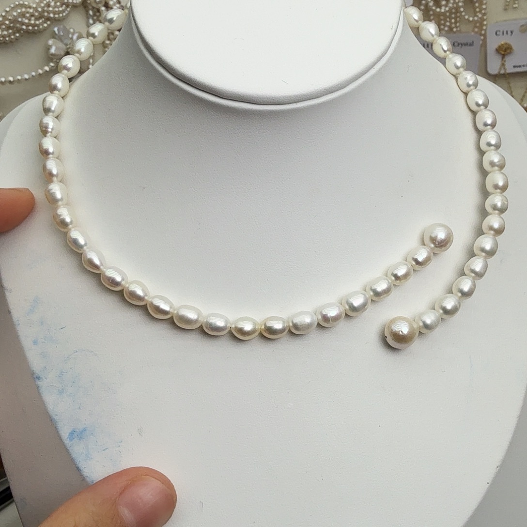 淡水珍珠未镶嵌颈饰