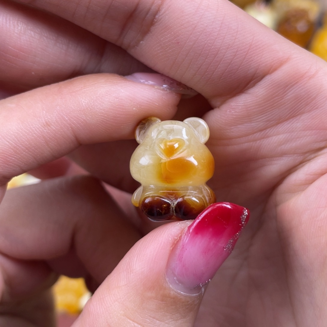 琥珀裸石未镶嵌蜜蜡