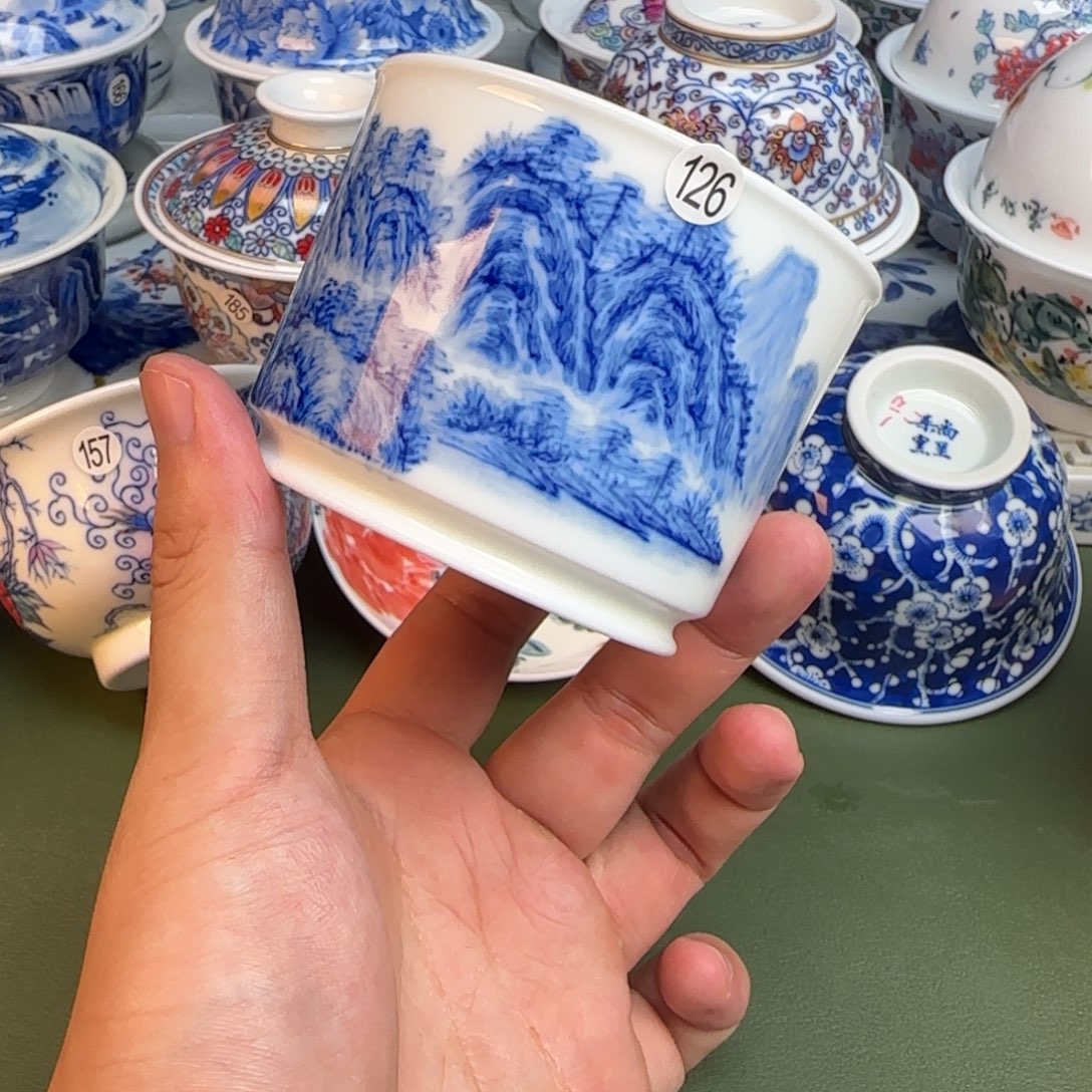 彦祖纯手工手绘茶具126