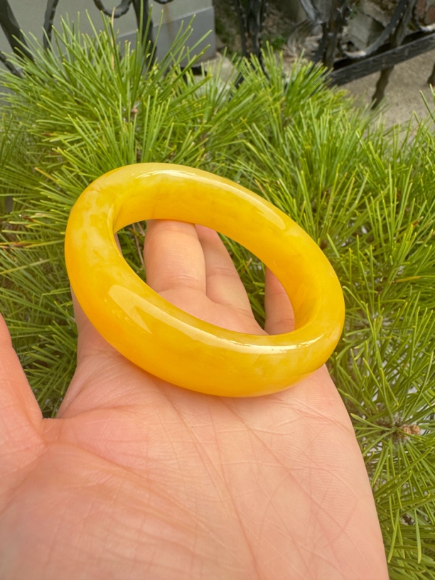  机油黄手镯 满蜜 H020