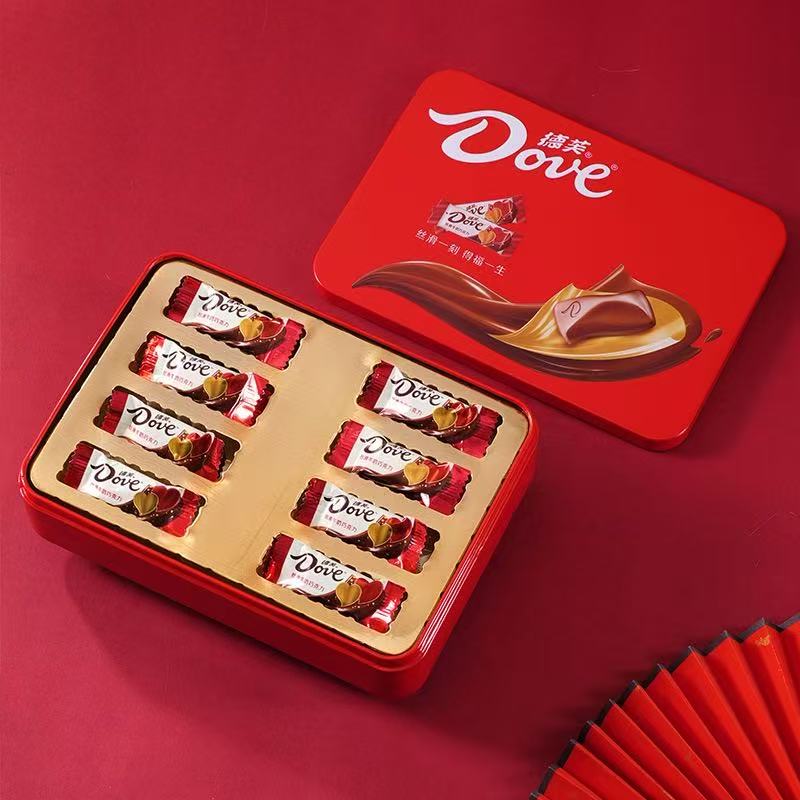 Dove/德芙丝滑牛奶巧克力节日送女友零食礼盒装