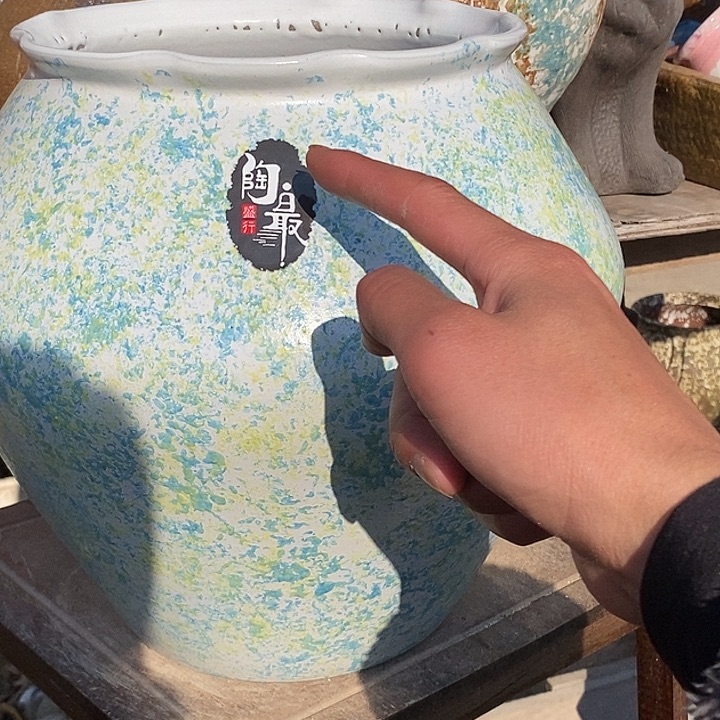 紫砂花盆瑕疵22.28花盆