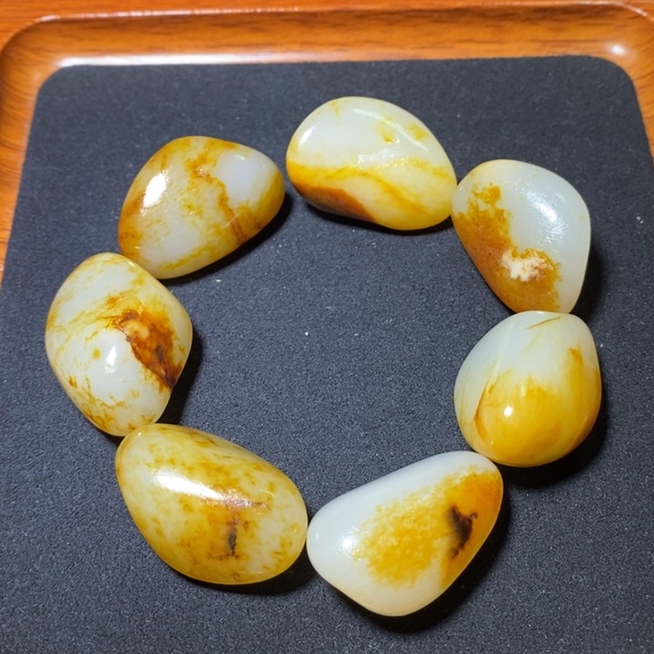 和田玉手链未镶嵌