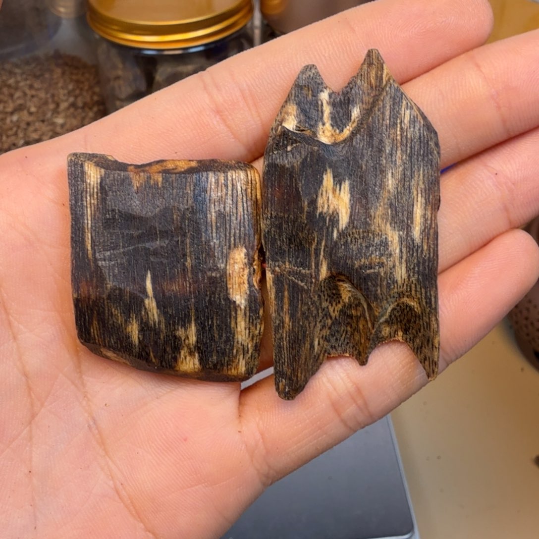 沉香沉香碎屑小*海南紫棋沉水高端老香