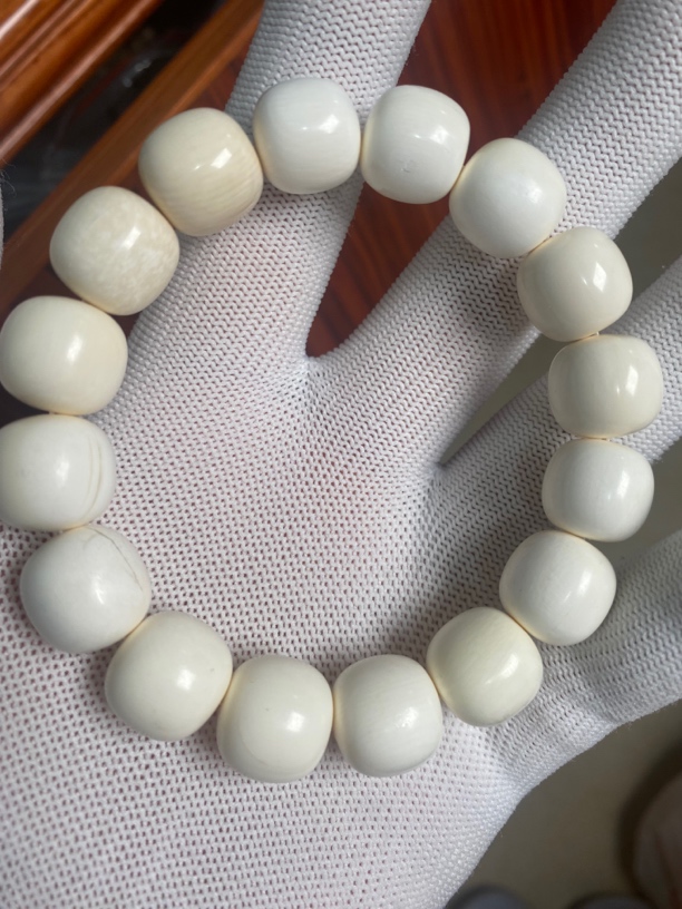 编号1323猛犸老型手串，