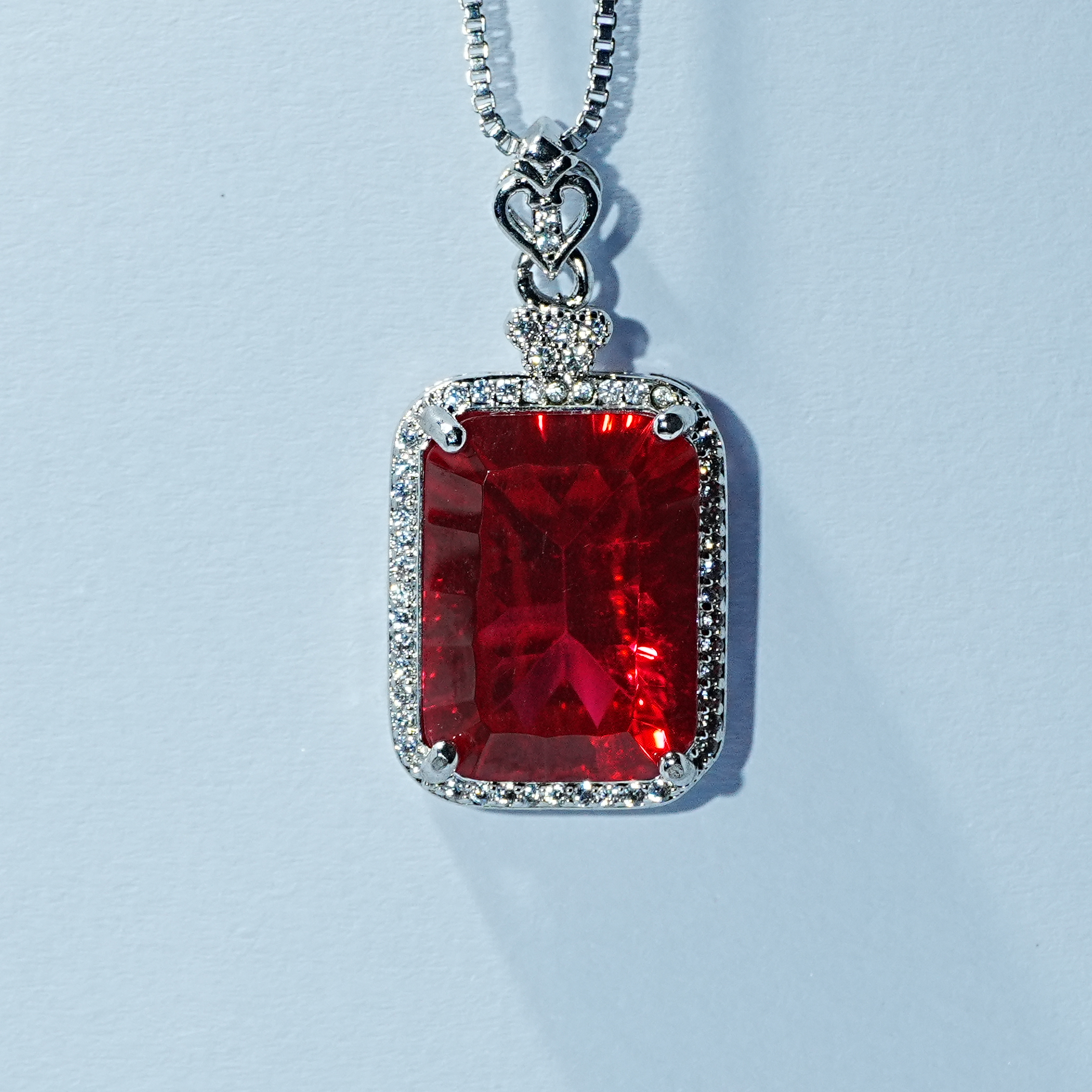 红宝石典藏轻奢-红宝石-高精切宝石吊坠SC-771