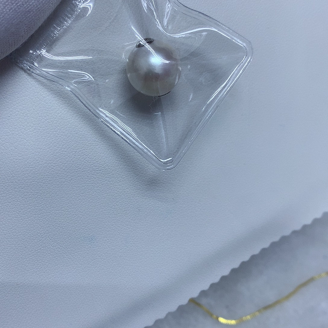 吊坠(不含链)淡水珍珠银S925镶嵌13-15