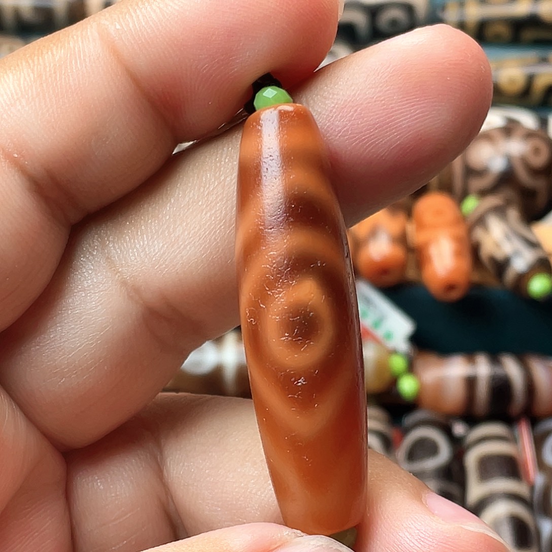 玛瑙/玉髓合金耳饰小卢随形三