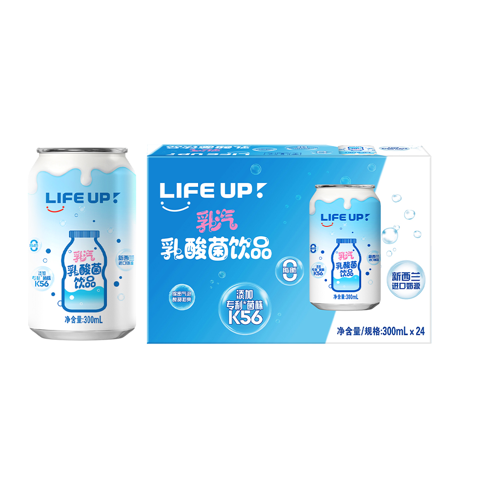 LIFE UP 乳汽乳酸菌饮品300mL*24