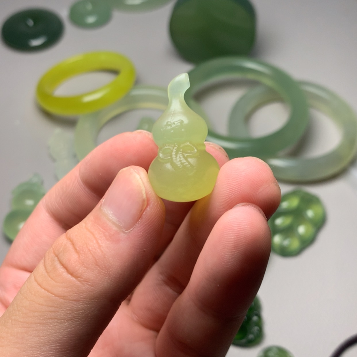 【闪购商品】蛇纹石玉未镶嵌岫玉