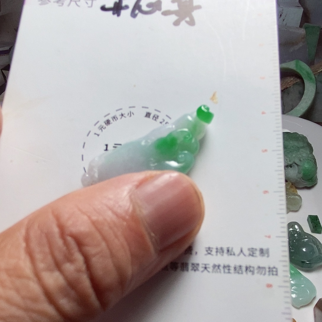 翡翠未镶嵌颈饰翡