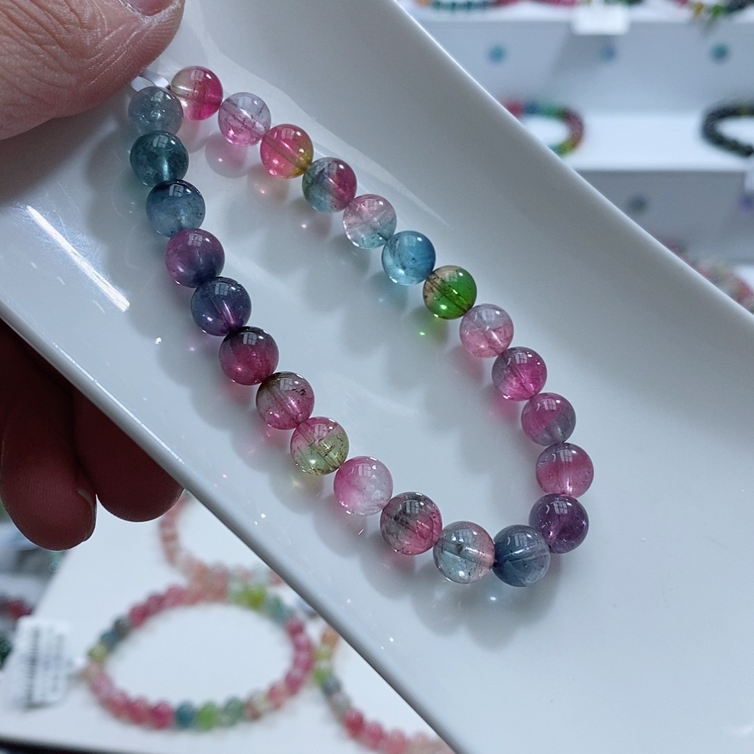 碧玺手链未镶嵌手链