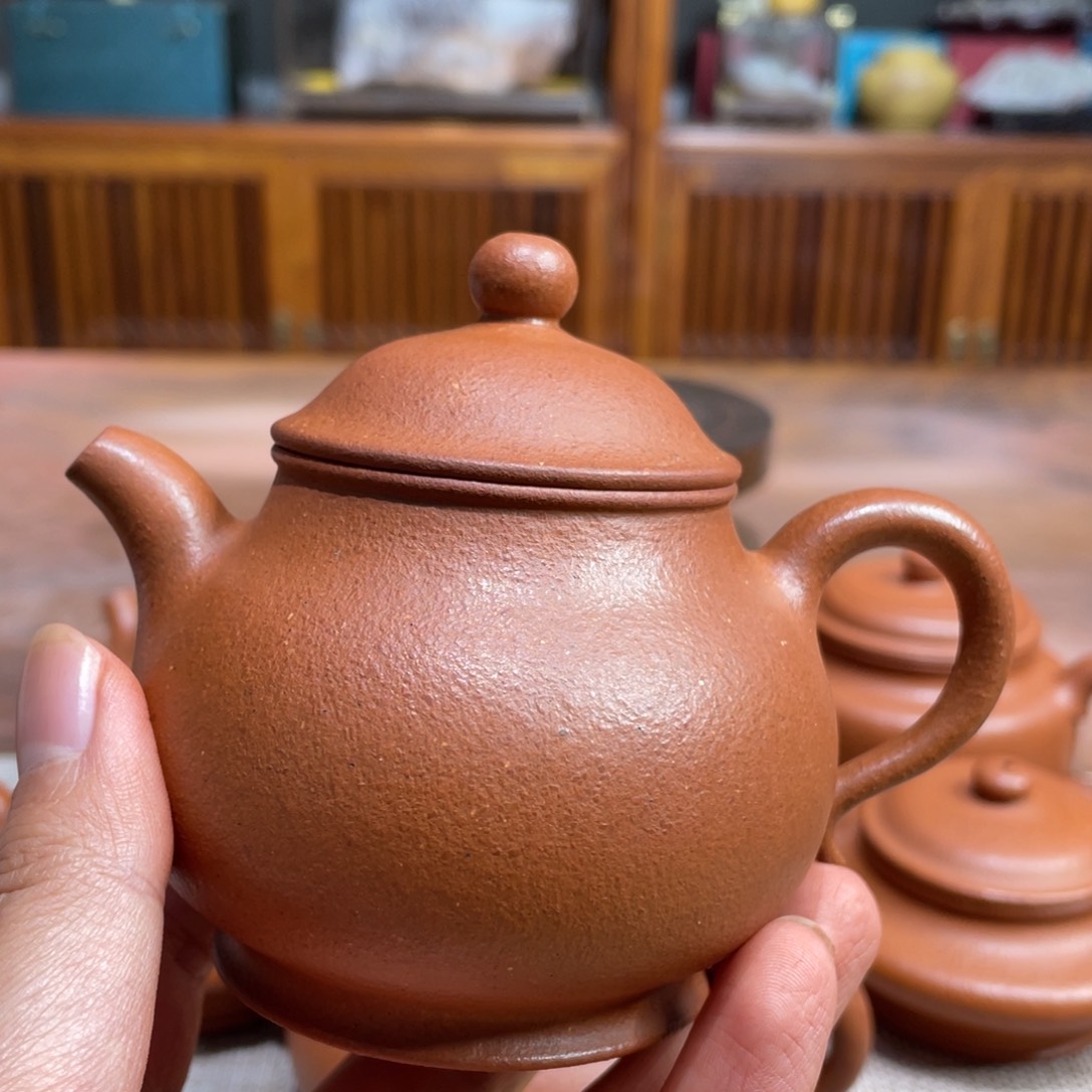 紫砂茶壶皞*宜兴紫砂原矿紫砂壶