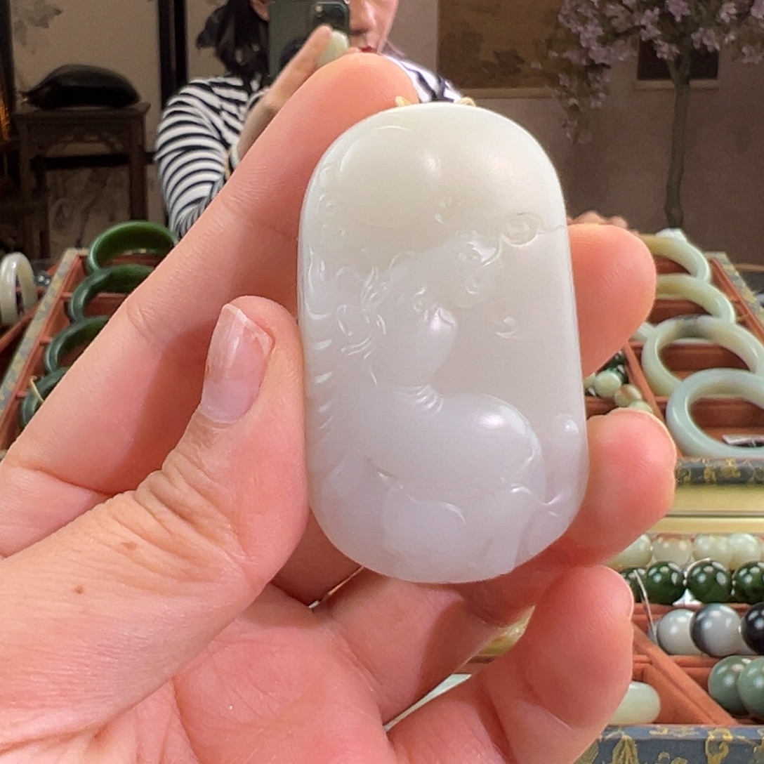 和田玉（白玉）未镶嵌颈饰