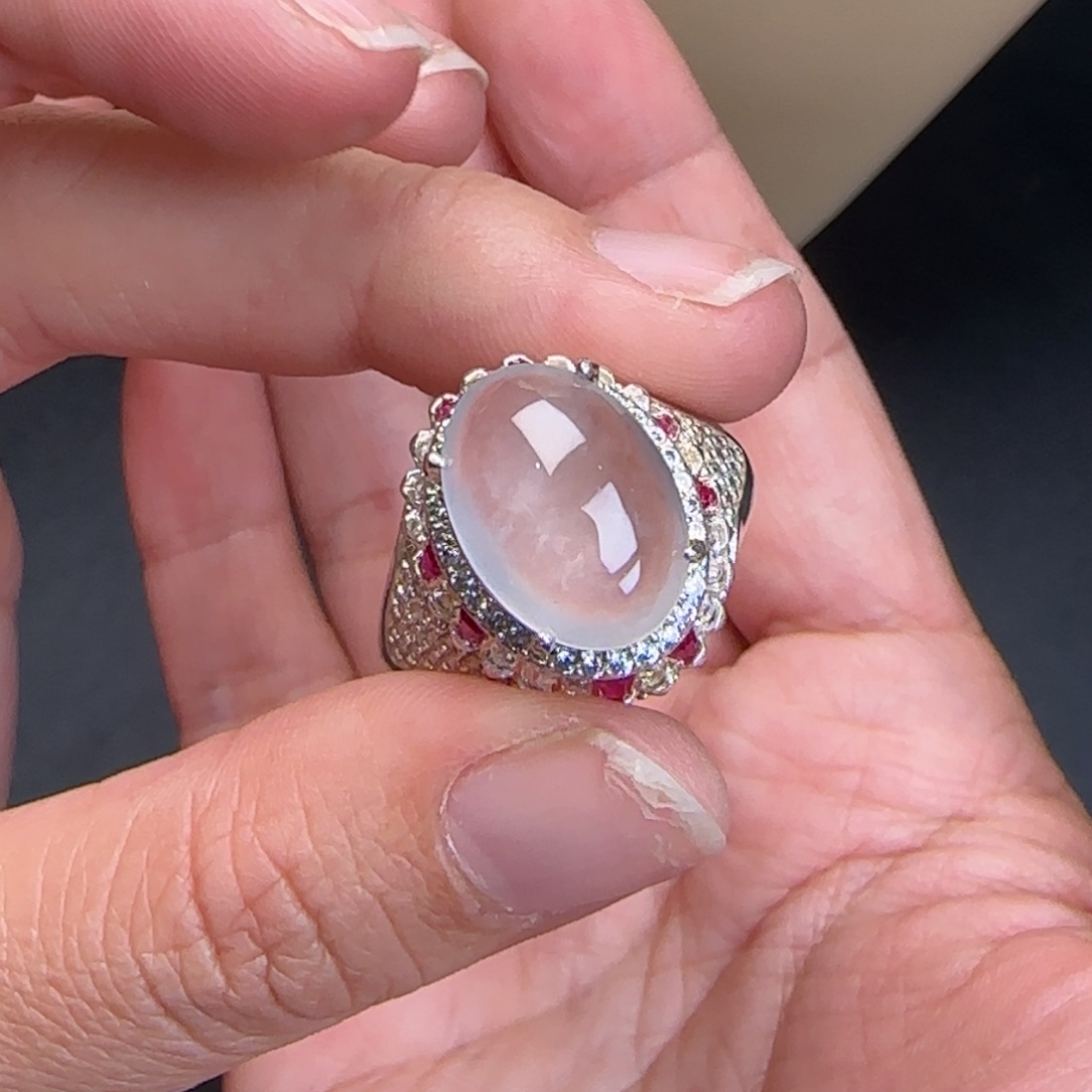 翡翠未镶嵌戒指翡翠