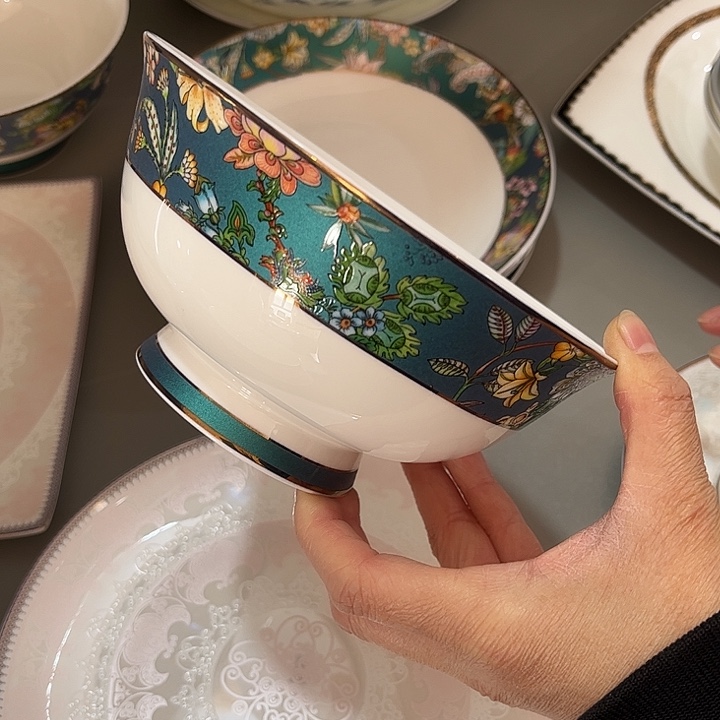 瓷片骨瓷盘两个绿野仙踪