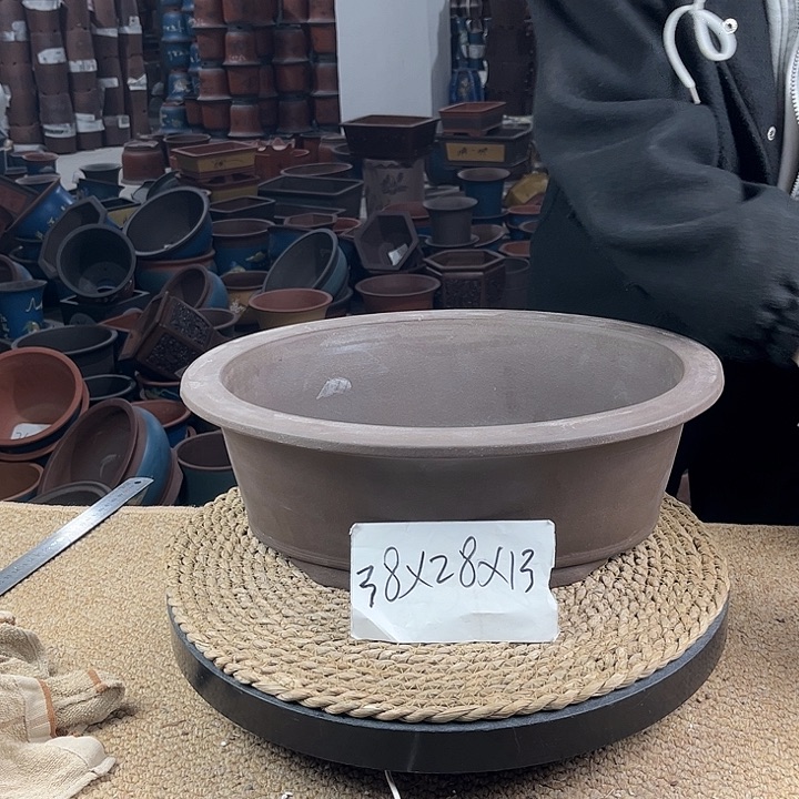 红陶紫砂花盆紫砂