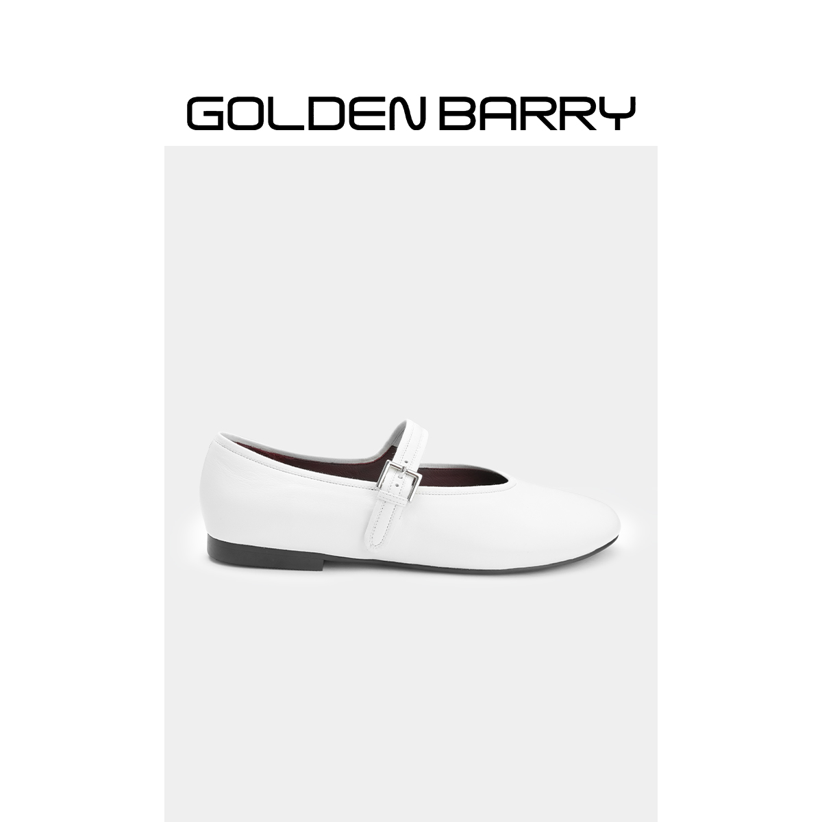 GOLDENBARRY|646072法式气质仙女风方头后空凉鞋单鞋
