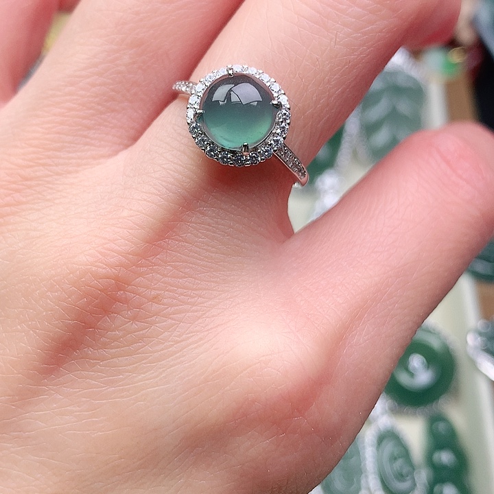 颈饰银S925镶嵌翡翠吊坠