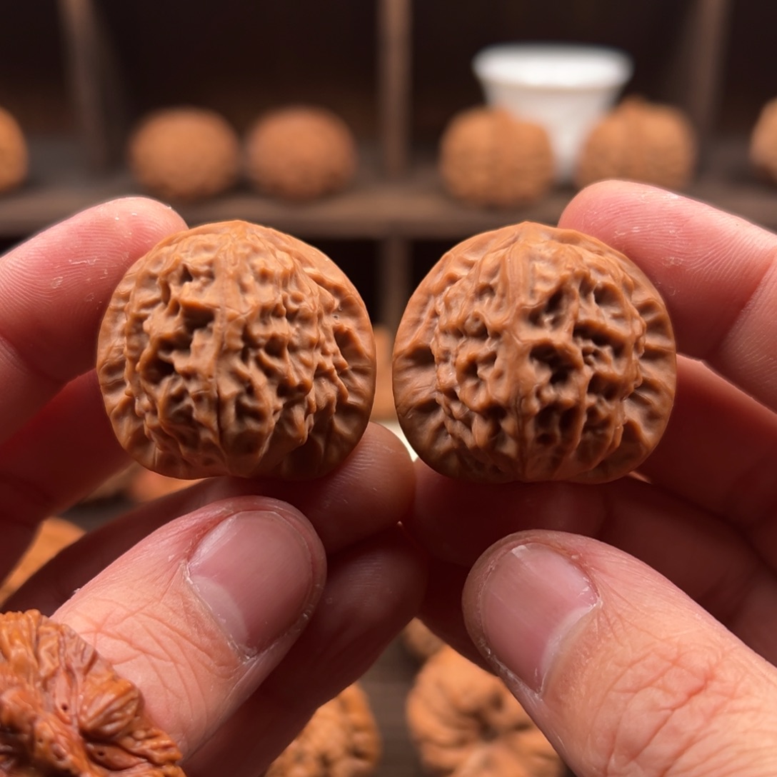 文玩核桃把件33瓷娃娃