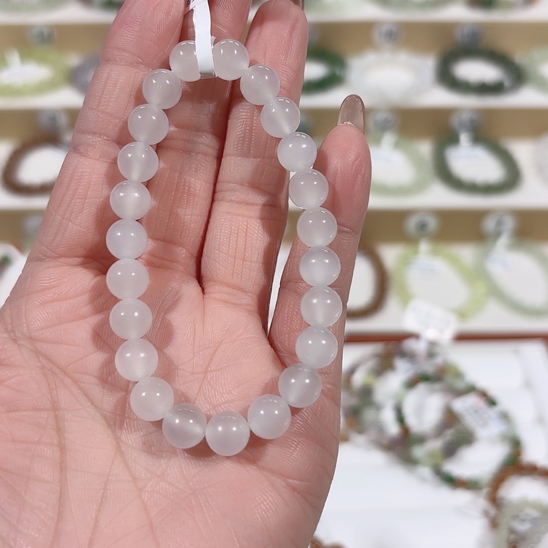 和田玉手链未镶嵌v