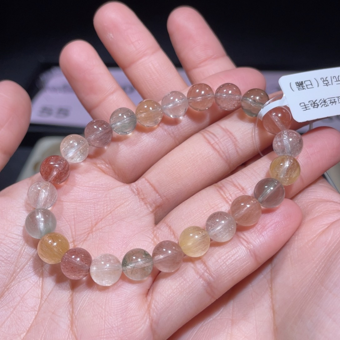 水晶手链未镶嵌50号多样性发货一I 8+