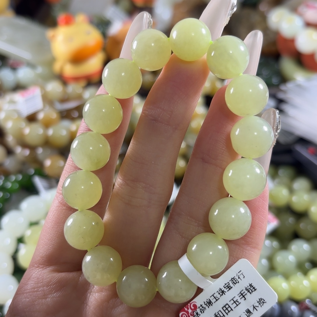 和田玉未镶嵌手链17