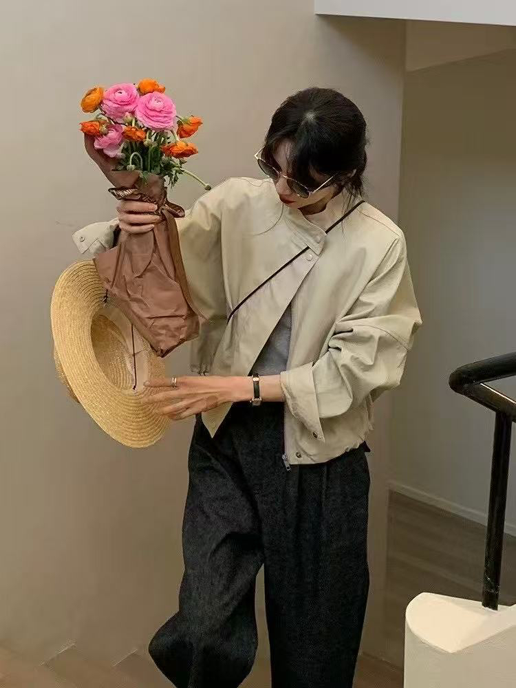 高级感秋冬款双面羊绒宽松外套