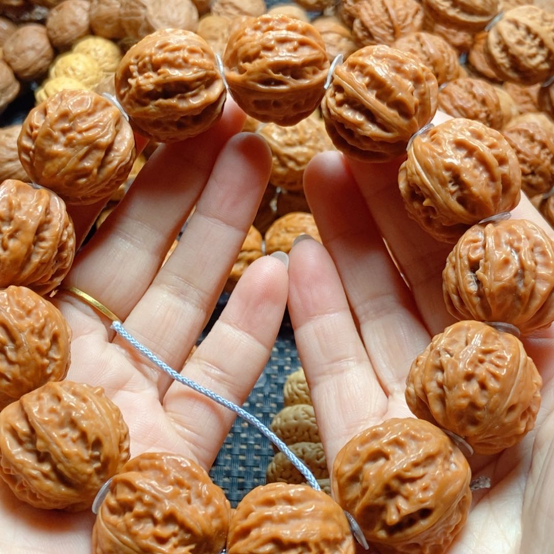 文玩核桃手串小****好八棱