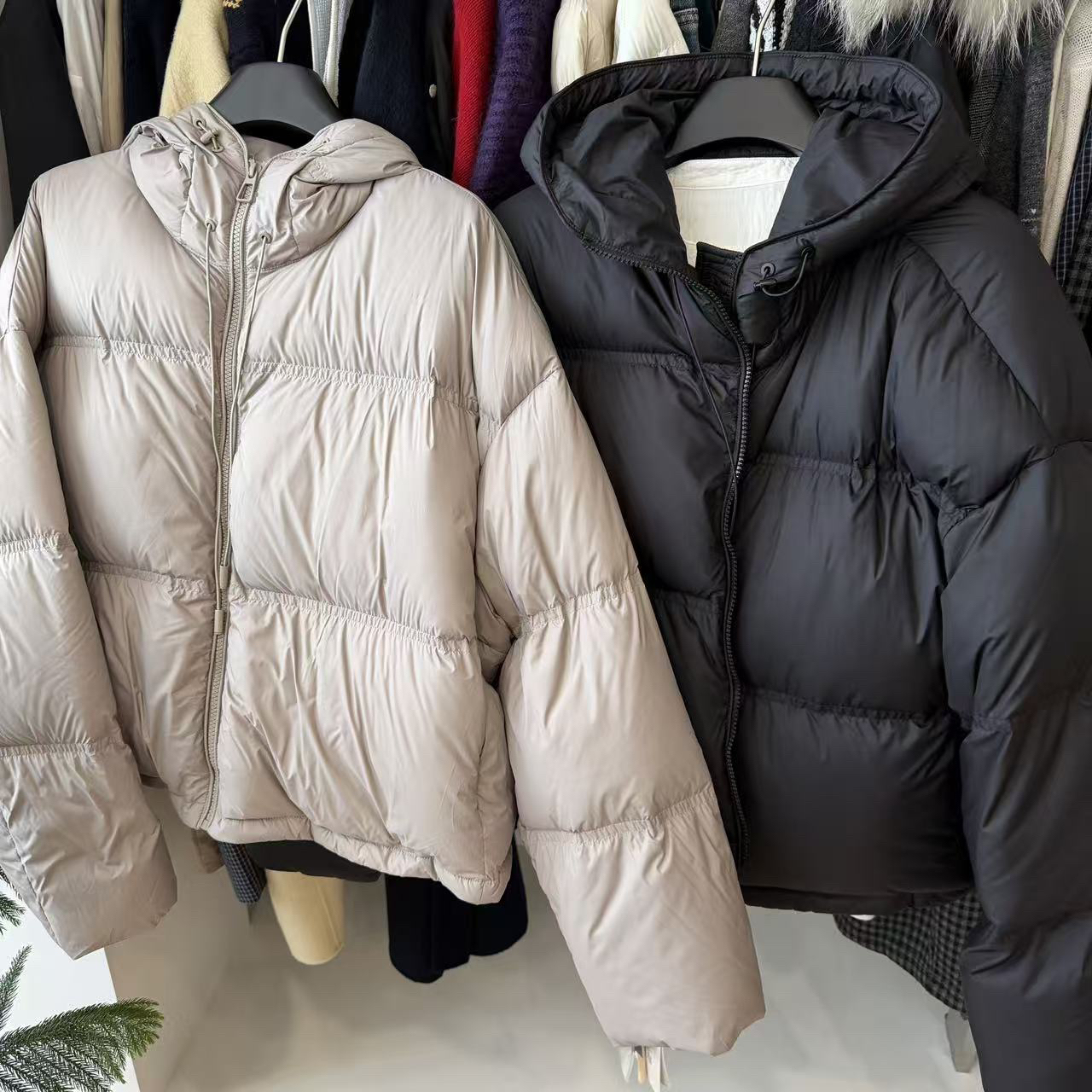 【气质连帽】短款羽绒服小个子韩系白搭