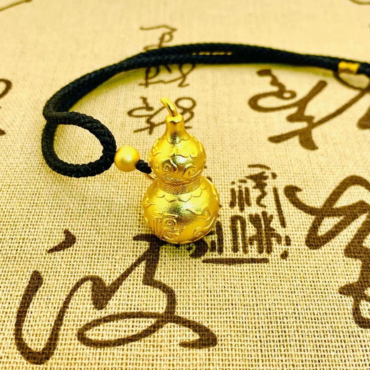 吊坠足银 足银祥云福字葫芦转运ins风招财小众轻奢高级感吊坠