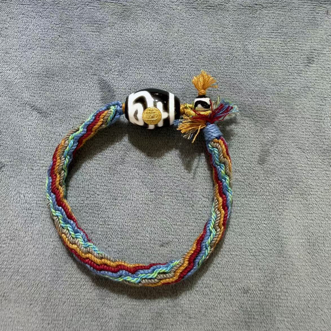 非金属布艺手链 【欣易珠宝】“定制丙午•康乐全富五路宝瓶”手绳