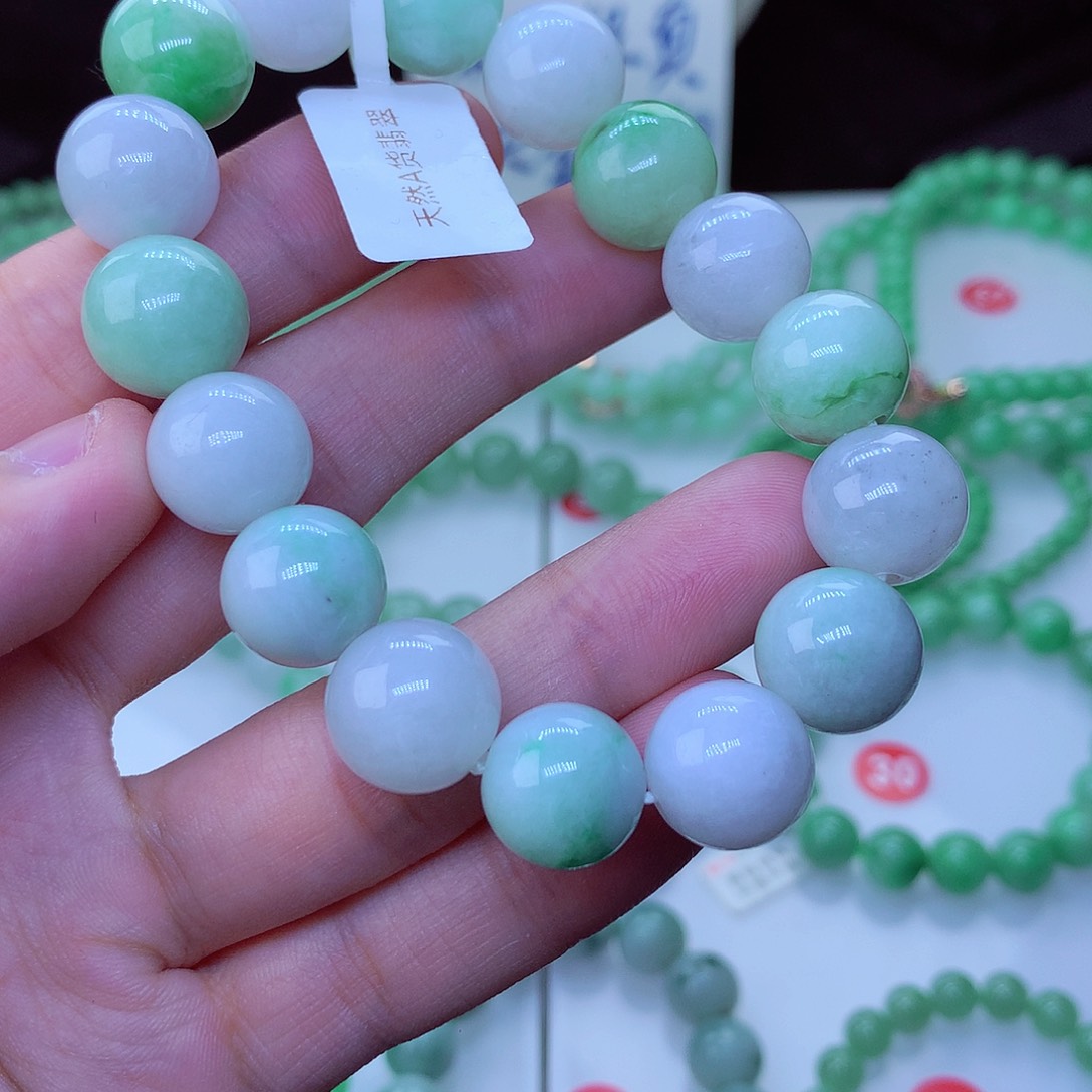 翡翠毛衣链未镶嵌