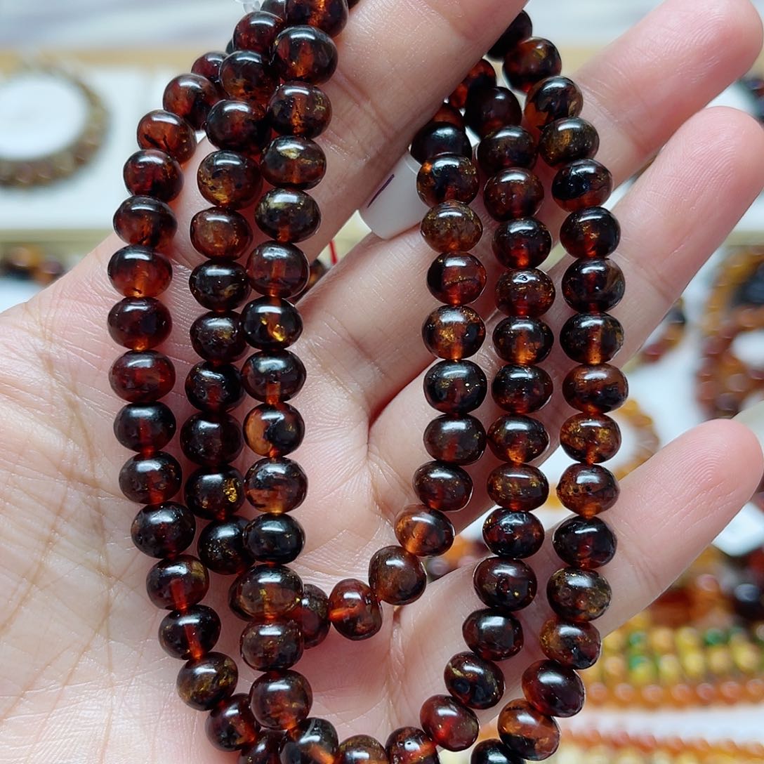 未镶嵌颈饰琥珀琥珀7血珀