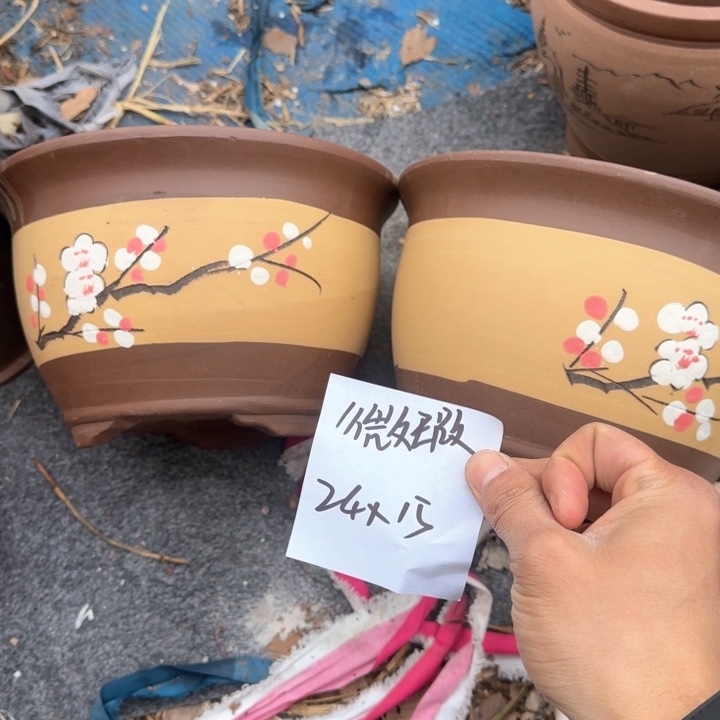 紫砂花盆特价清仓