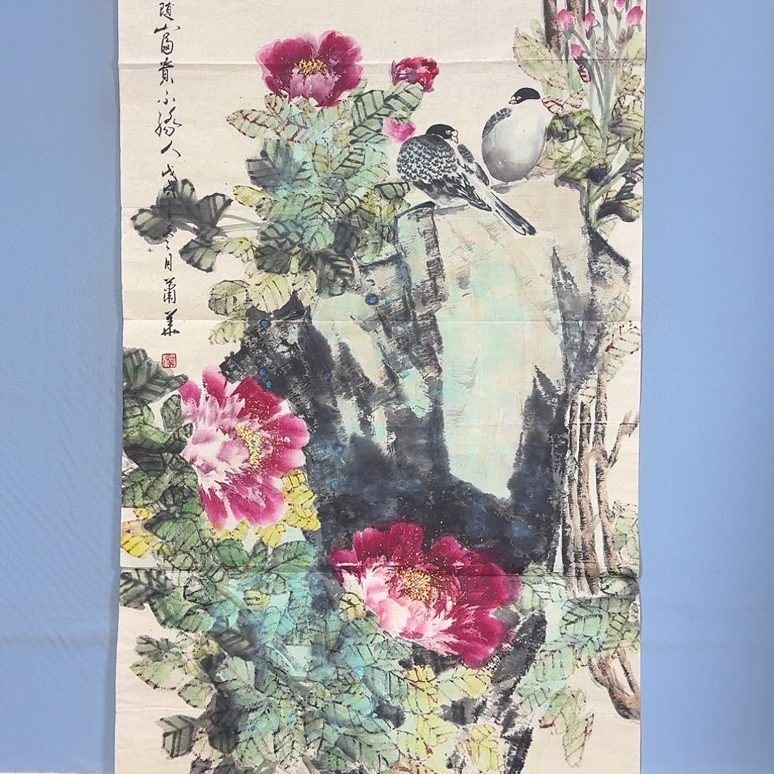 国画871 牡丹一如您的脸颊美丽如