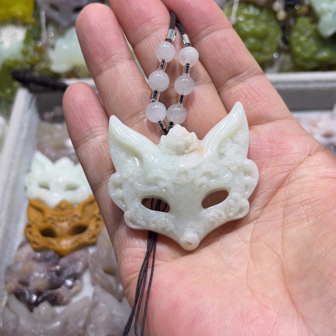 【闪购商品】岫玉颈饰未镶嵌24吊坠