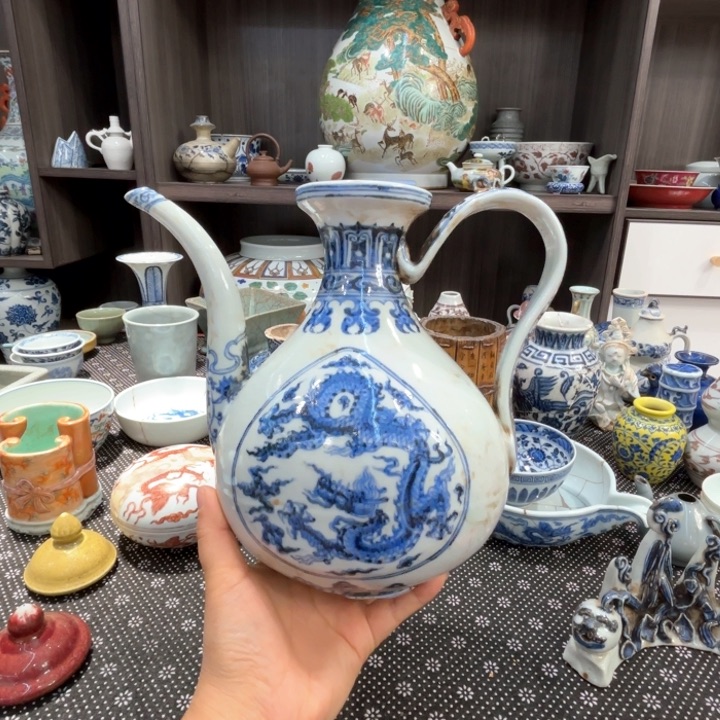 盖碗用****4品相端正龙纹