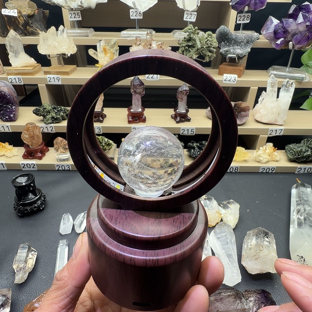 石材水晶球摆件66