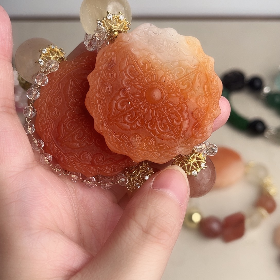 未镶嵌水晶手链设计