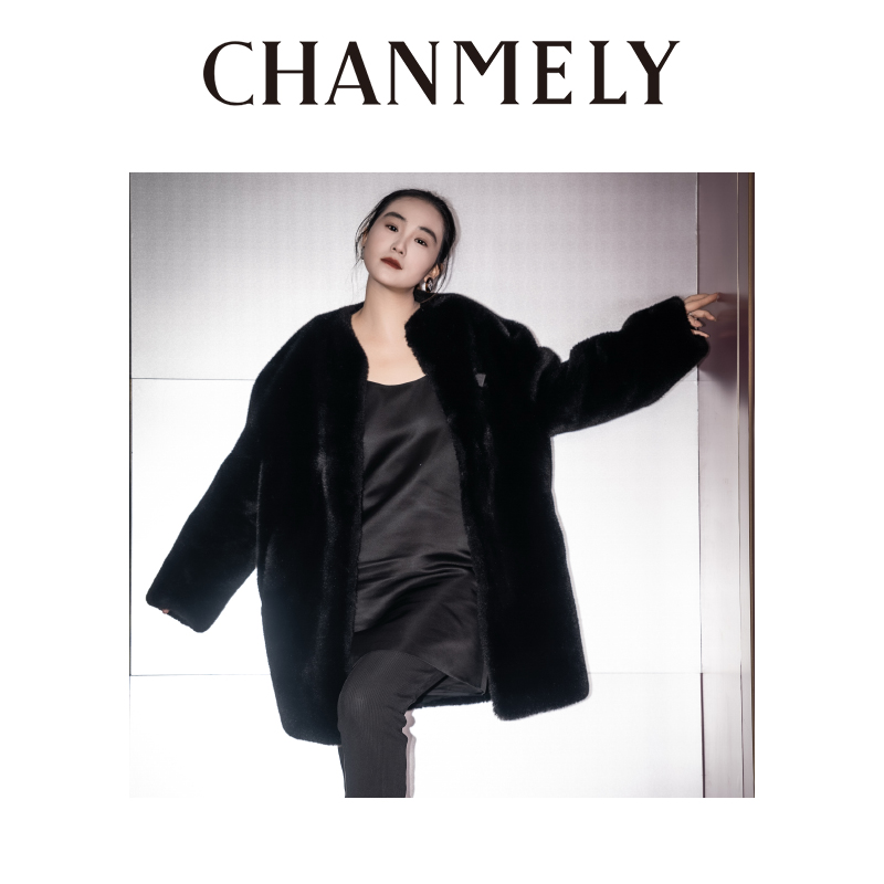 【CHANMITY】  黑衣天使神秘而纯洁”高定短外套0241692
