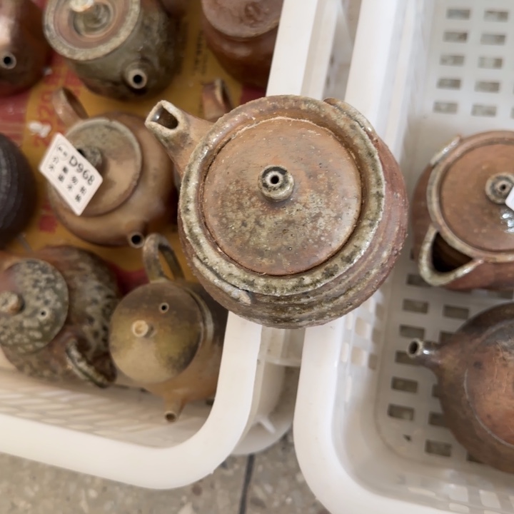 粗砂茶壶幸*草柴烧新品福利多多